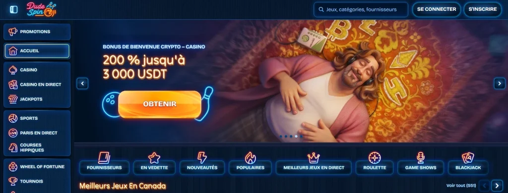 Casino en ligne canada